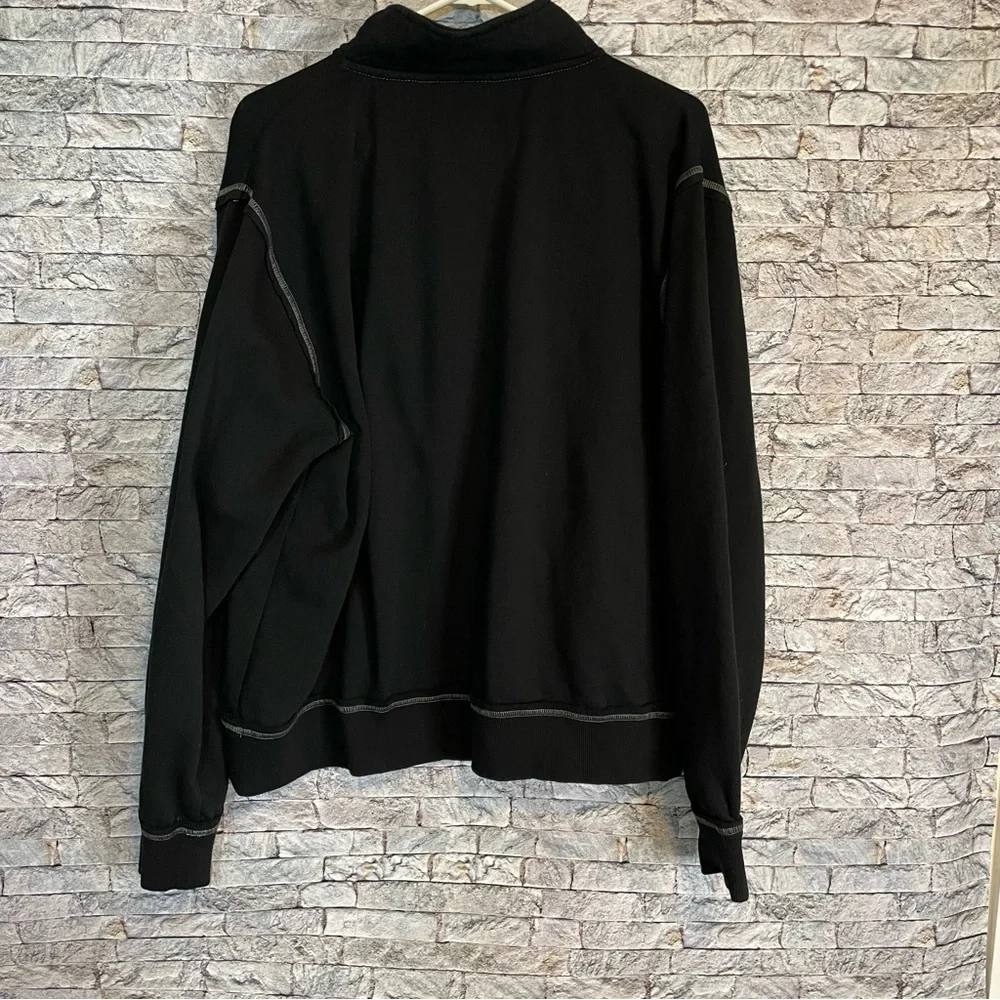 Barrett Jackson Quarter zip sweater large - Picture 2 of 4